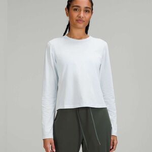 lululemon athletica Light Blue Long Sleeve Top